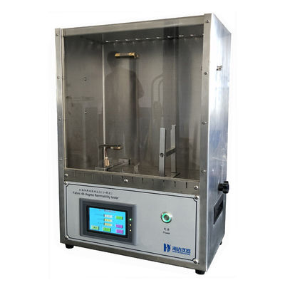 직물 45도 불 retardant 성능 시험 기계 GB/T14644 & ASTM D1230을 준수
