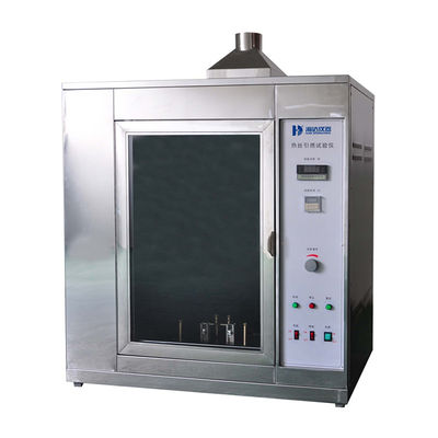 실험실 시험 장비 화재 위험 평가 / 뜨거운 와이어 발화 시험 기계 Ni80/Cr20 IEC60695-2-20