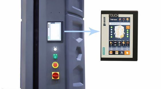 모델 E/M 타입 회전판 완전 자동 팔레트 포장 기계
