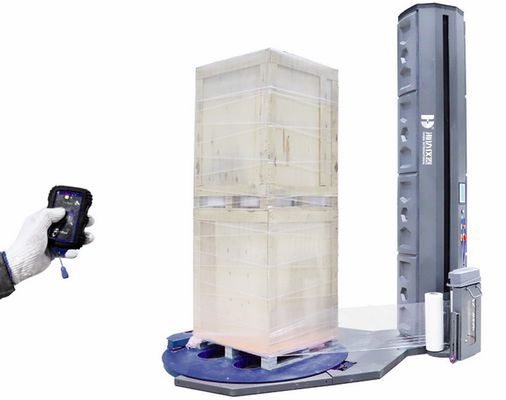 모델 E/M 타입 회전판 완전 자동 팔레트 포장 기계