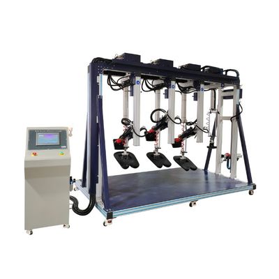 세 개의 소파 좌석과 뒷면 내구성 테스트 기계