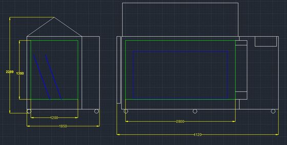 기후 온도 테스트 장비 PV 회전 소금 스프레이 룸 소금 스프레이 노화 테스트 룸 기계