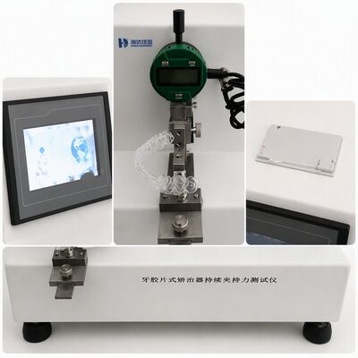 치아 어라이너 클램핑 힘 검사기 명확한 어라이너 테스트 기계 장비 정형 치아 힘 측정기 0.001N 해상도 정밀